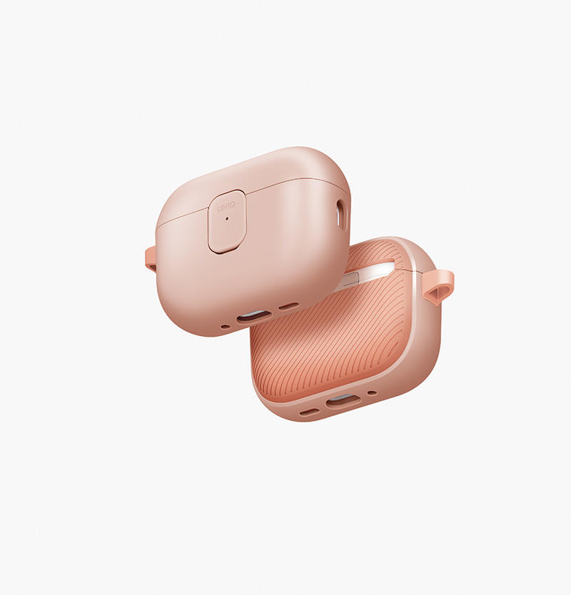 Ốp Bảo Vệ UNIQ CLYDE Cho AIRPODS PRO 3 Có Khóa Cài Nam Châm Bấm Nút Tự Bật Nắp Phối Hai Màu Thời Trang Có Sạc Không Dây Hàng Chính Hãng
