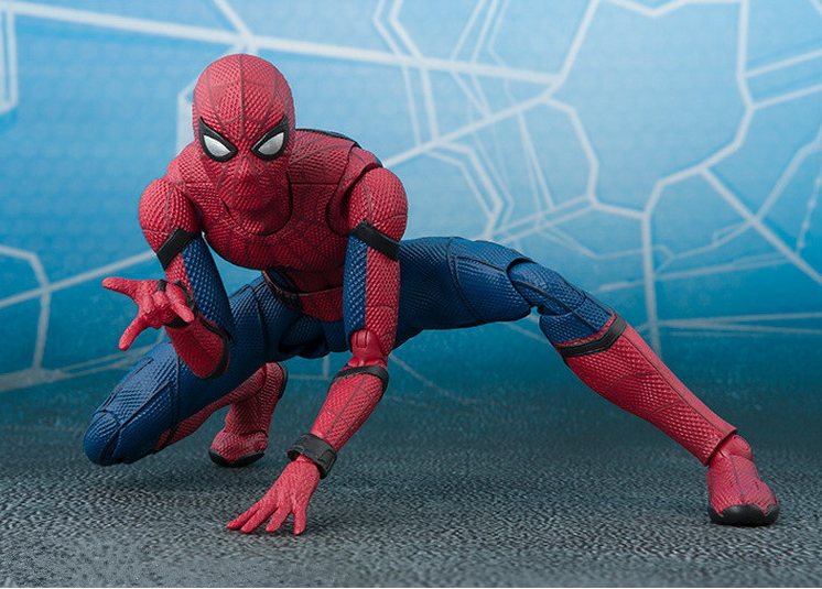 Mô Hình Khớp Phim Marvel Spiderman người nhện balo 15cm