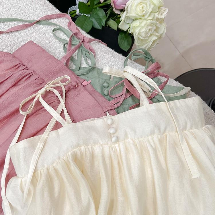 TA30220 Áo cotton lụa 2 dây Ambb V044 cho bé gái