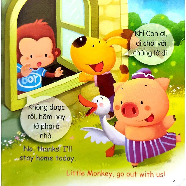 Sách Rèn Luyện Kỹ Năng Giao Tiếp Bằng Tranh Cho Bé