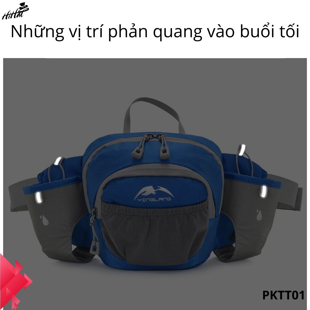 Đai đeo/ túi đeo hông thể thao/ túi đựng điện thoại bình nước thể thao địa hình leo núi dung tích lớn PKTT01