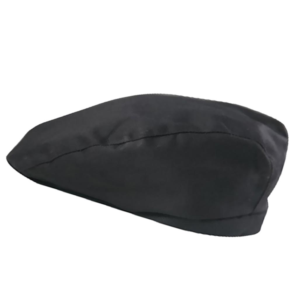 Fashion Beret Chef Hat Chef Coat Jacket Net Short Sleeve with Pen Pockets Chef Wear Professional Kitchen Uniforms M