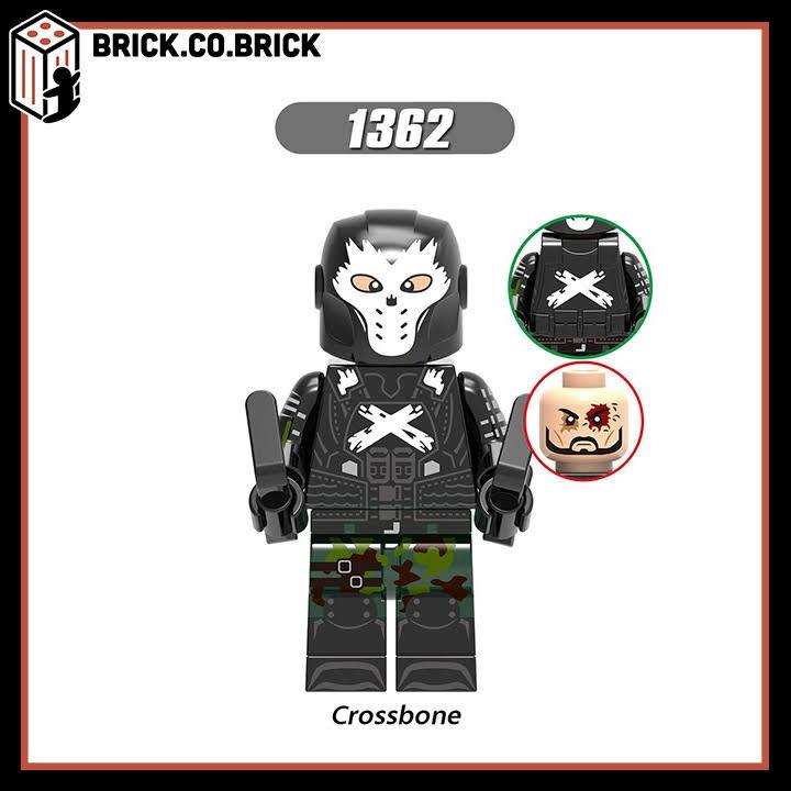 Mô Hình Lắp Ráp Siêu Anh Hùng Crossbones Quicksilver Eitri Red Skull Super Hero MCU X0270