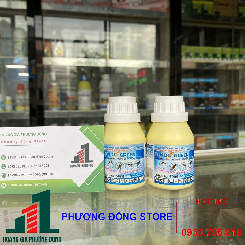 Thuốc diệt muỗi và côn trùng FENDO GREEN 10SC_ CHAI 50ML