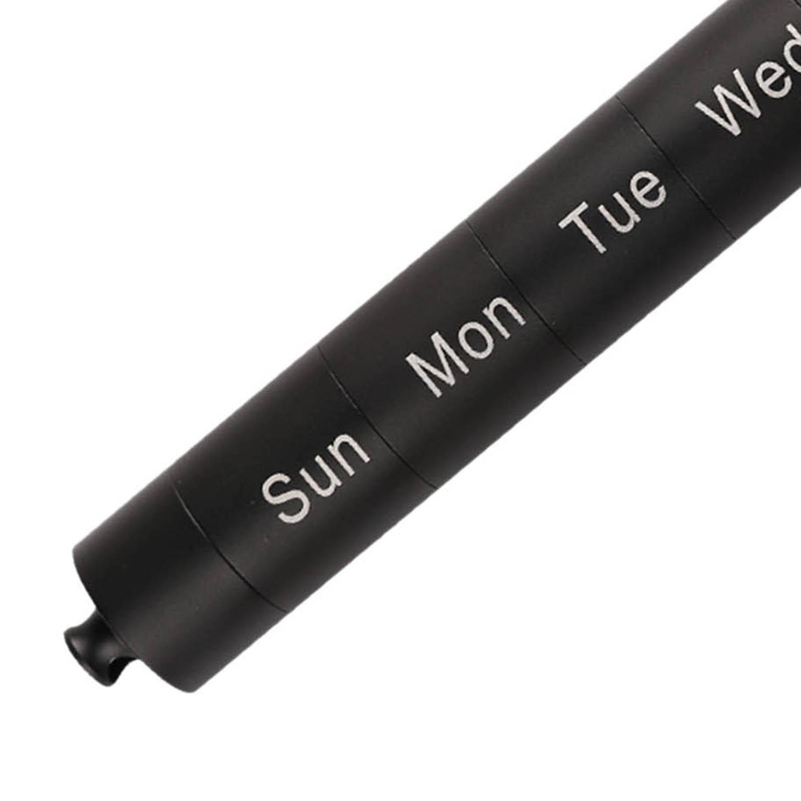 Weekly Pill Organizer Moisture Proof Portable Emergency Medicine Case Keychain Pill Holder