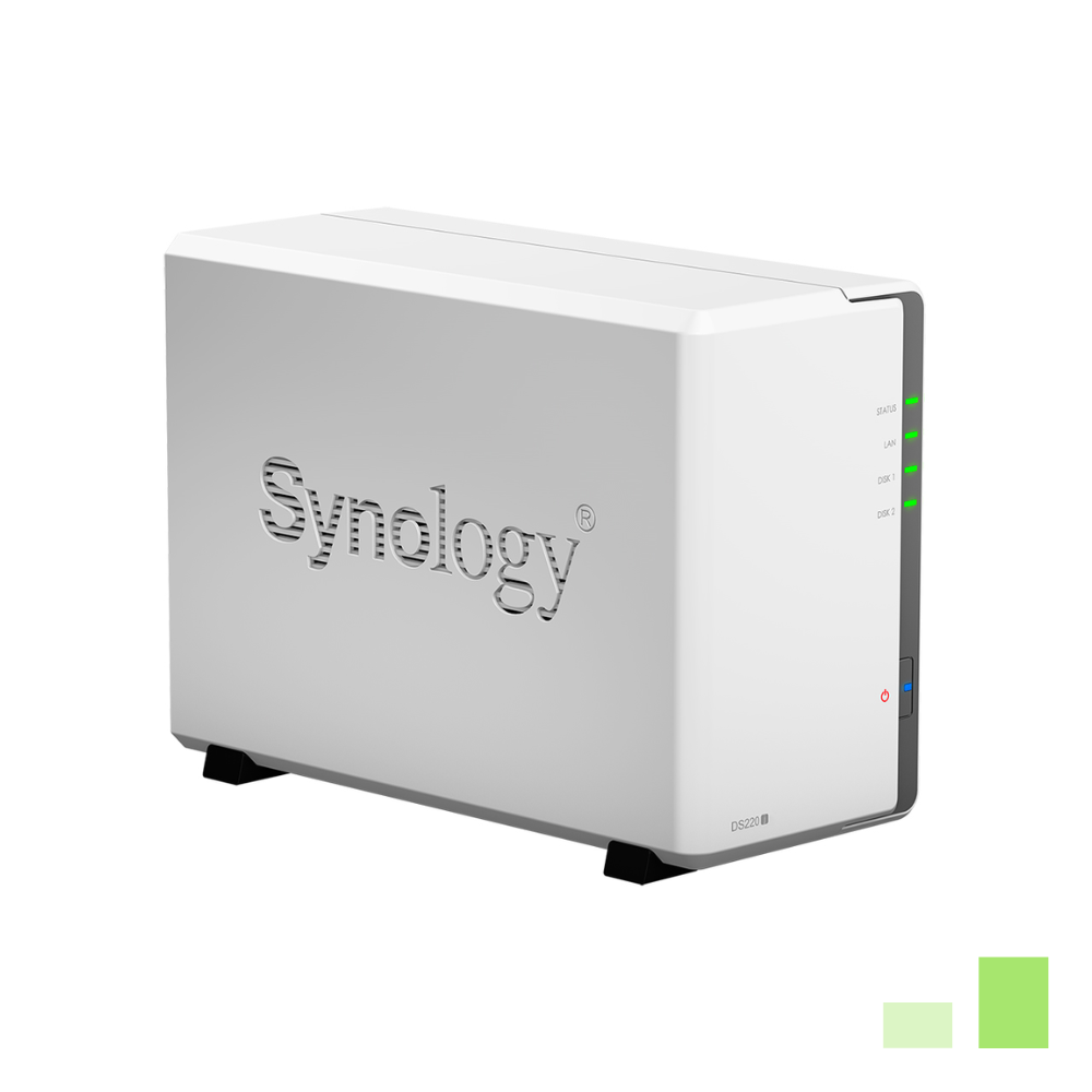 Synology DS220j model 2-bay thiết bị lưu trữ dữ liệu mạng - Hàng nhập khẩu chính hãng 100%