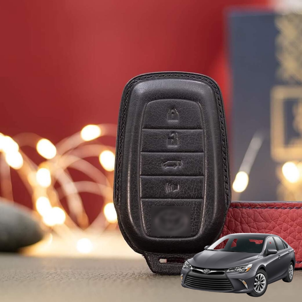 Bao Da Chìa Khóa ô tô Toyota Camry  | Bọc chìa khóa ô tô da thật khâu tay