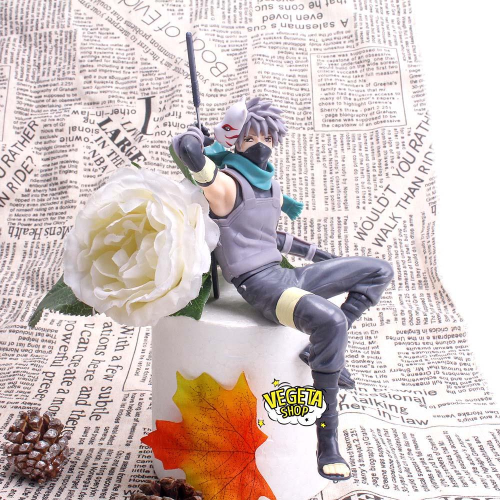 Mô hình Kakashi ngồi - Mô hình Naruto - Hatake Kakashi - Cao 19cm - Trang trí ô tô, bàn làm việc