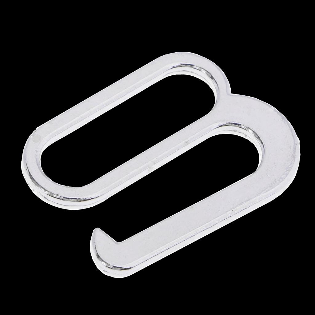 10 Cái Hợp Kim Thay Thế Dây đeo áo Ngực Trượt Móc Hình 9 Bộ đồ Lót điều Chỉnh