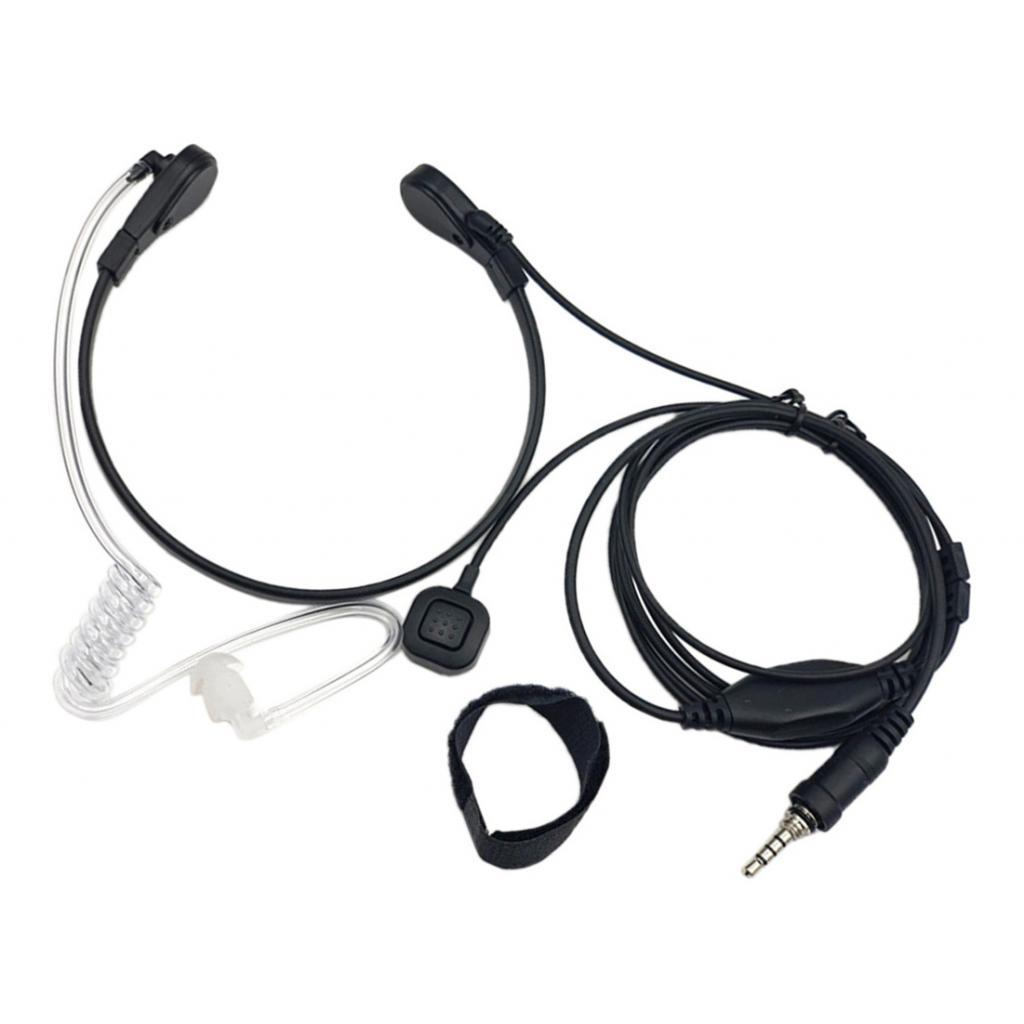 MIC Headset  Acoustic Tube Earpiece with Finger PTT for Vertex 1 Pin