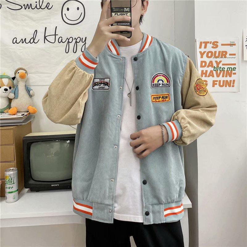 Áo bomber nam nữ nhung tăm dày jacket, áo khoác bommer sweater, phù hợp mặc đi học form rộng unisex CHERRY T010