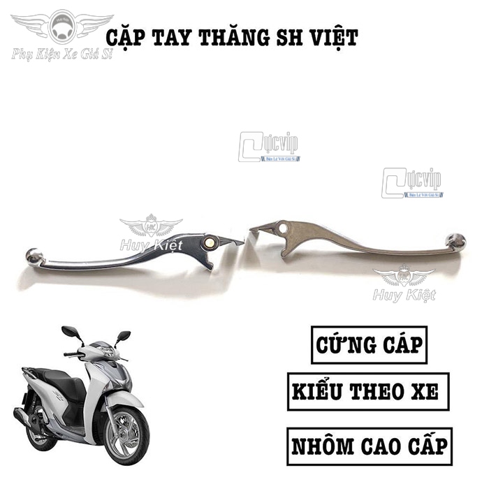 Cặp Tay Thắng SH 2012 - 2019 Mẫu Theo Xe MS4115 - Tặng 01 Móc Gắng Chìa Khóa Xe Ngẫu Nhiên