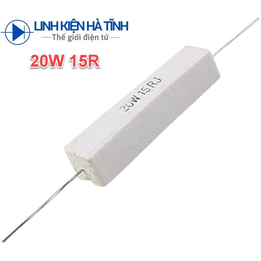 TRỞ SỨ TRỞ CÔNG SUẤT 20W 15R 15OHM 20W