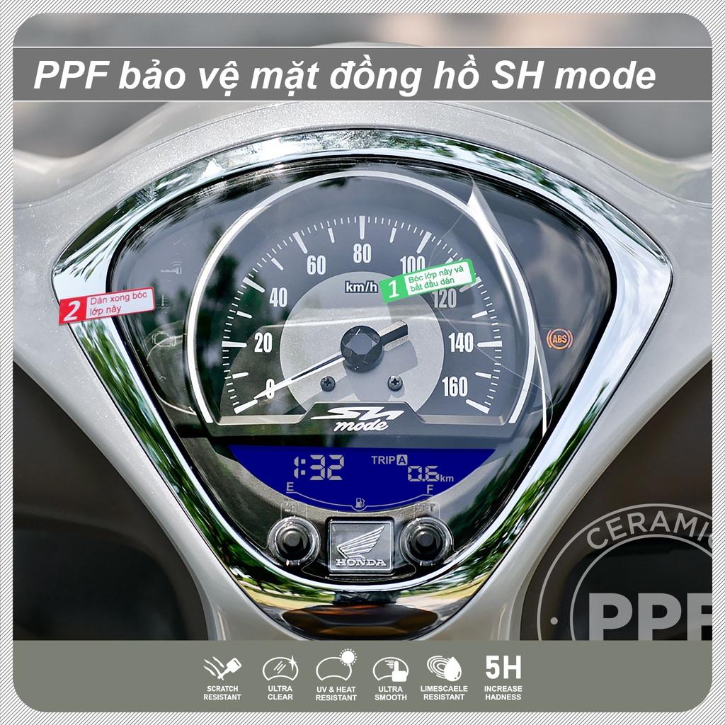 Miếng dán ppf bảo vệ mặt đồng hồ dành cho xe SH Mode 2021