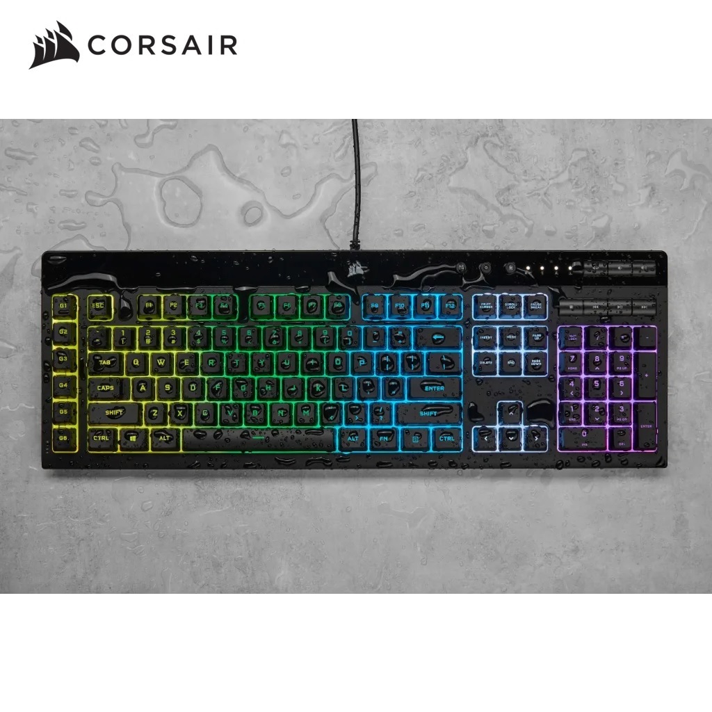 Bàn phím có dây Corsair K55 Pro Lite RGB - Hàng chính hãng