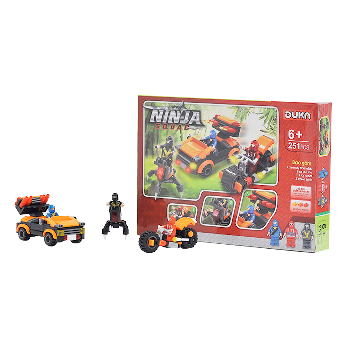Đồ chơi ghép hình Duka – Chiến binh Ninja