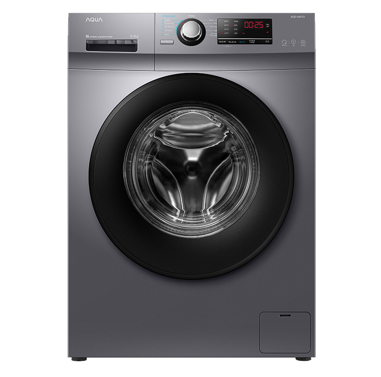 MÁY GIẶT CỬA TRƯỚC AQUA 9KG AQD-A951G - Hàng chính hãng