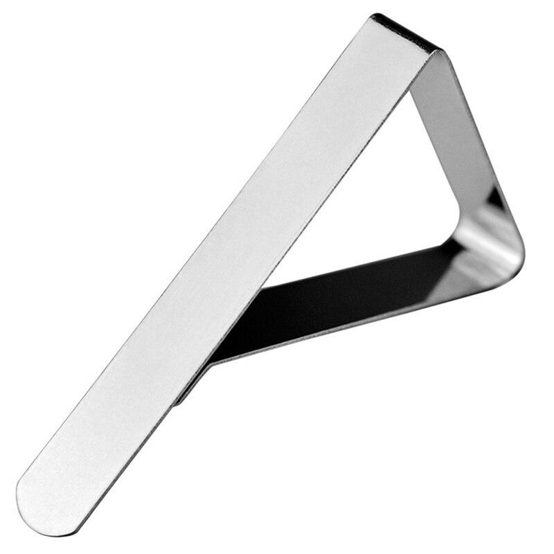 4Pcs Stainless Steel Tablecloth Tables Cover Clips Holder Cloth Clamps Outdoor Camping Party Table Cover Clip Home Supplies