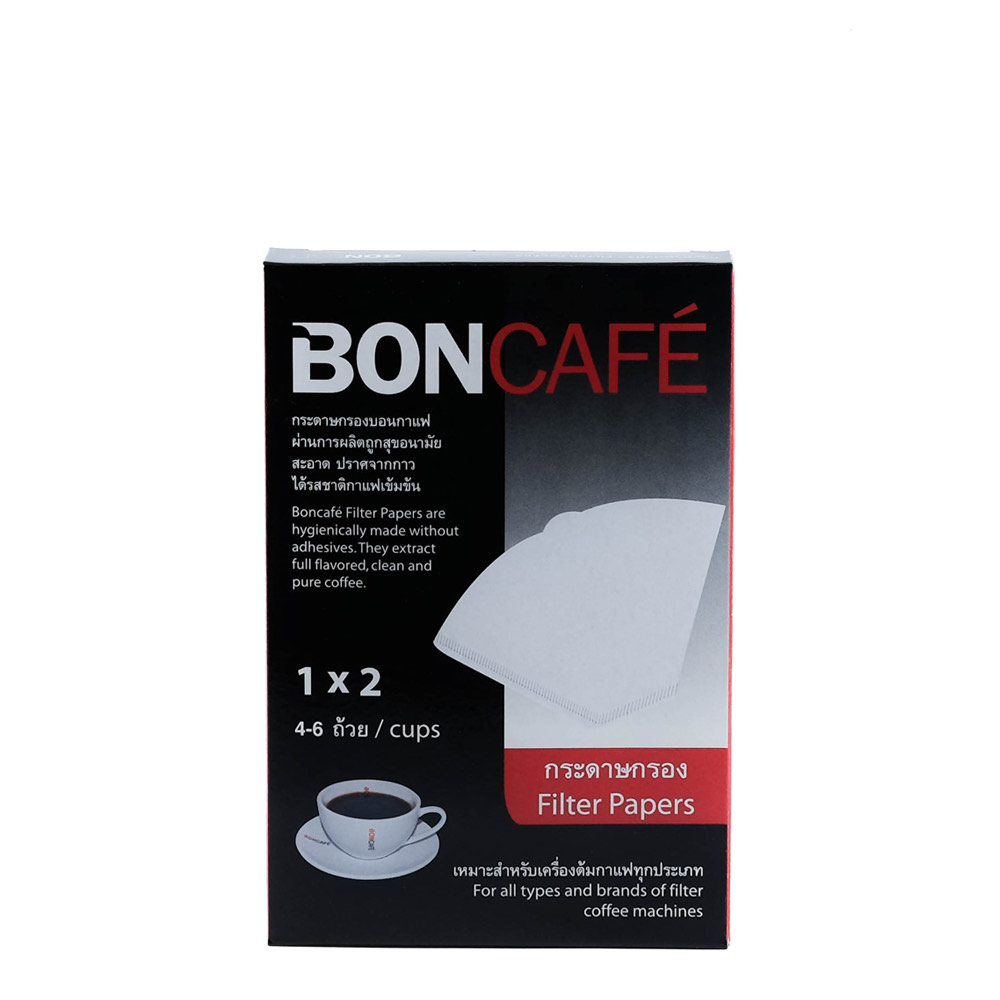 Combo 2 hộp giấy lọc cà phê BONCAFE filter paper 1x2 hộp 40 tờ