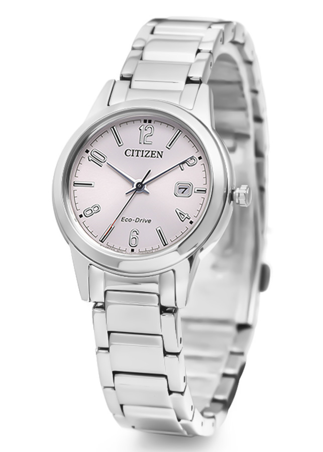 Đồng Hồ Nữ Citizen Eco-Drive Dây Thép Không Gỉ FE1241-71Z - Mặt Hồng (29.4mm)