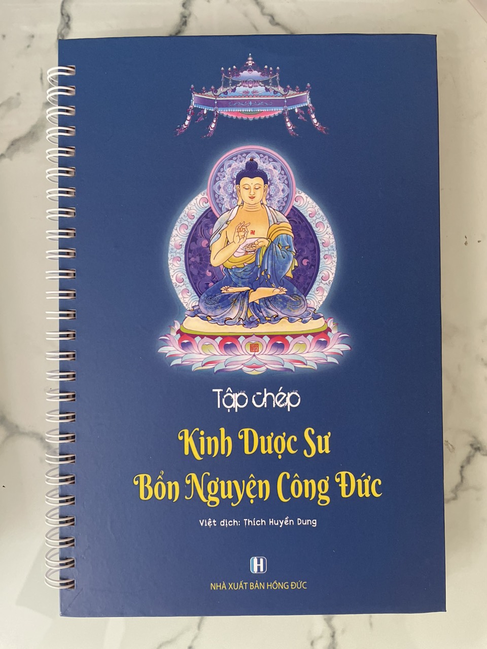 Combo Vở Chép Kinh: Kinh Địa Tạng, Kinh Dược Sư, Chú Đại Bi - Bìa cứng,