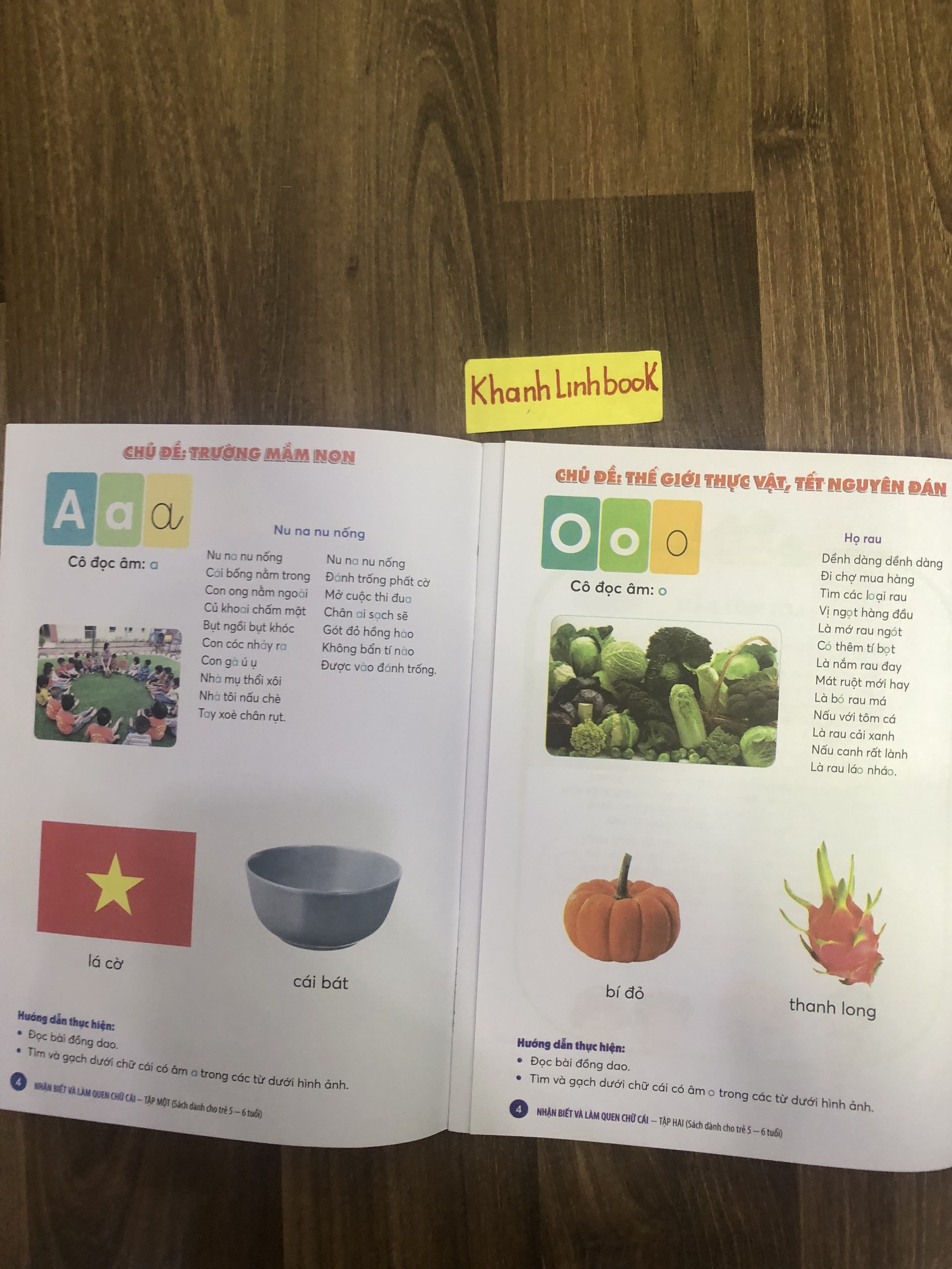 Sách Combo nhận biết và làm quen chữ cái Tập 1 + 2