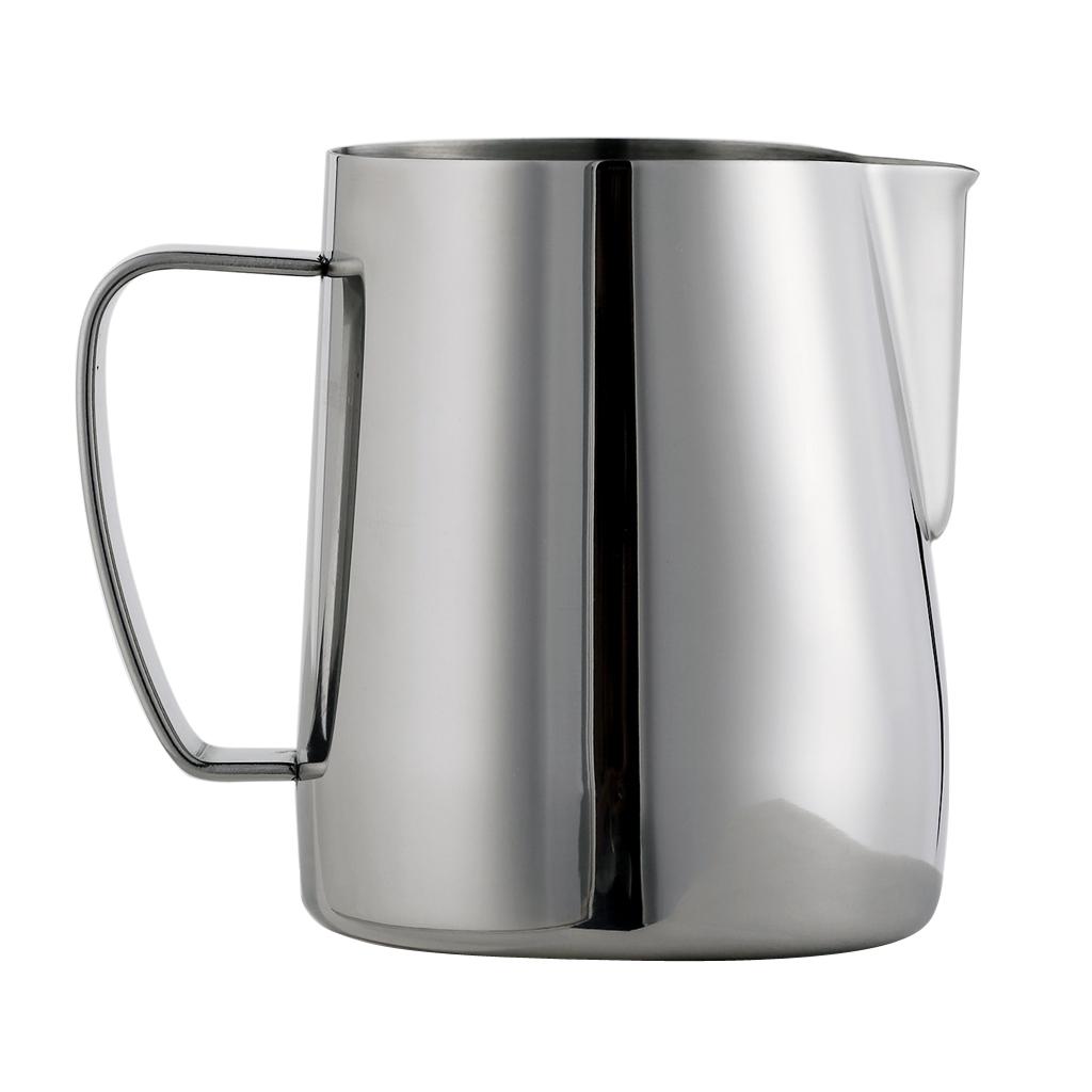 Thép Không Gỉ Cà Phê Sữa Bọt Latte Jug Bình 600ml