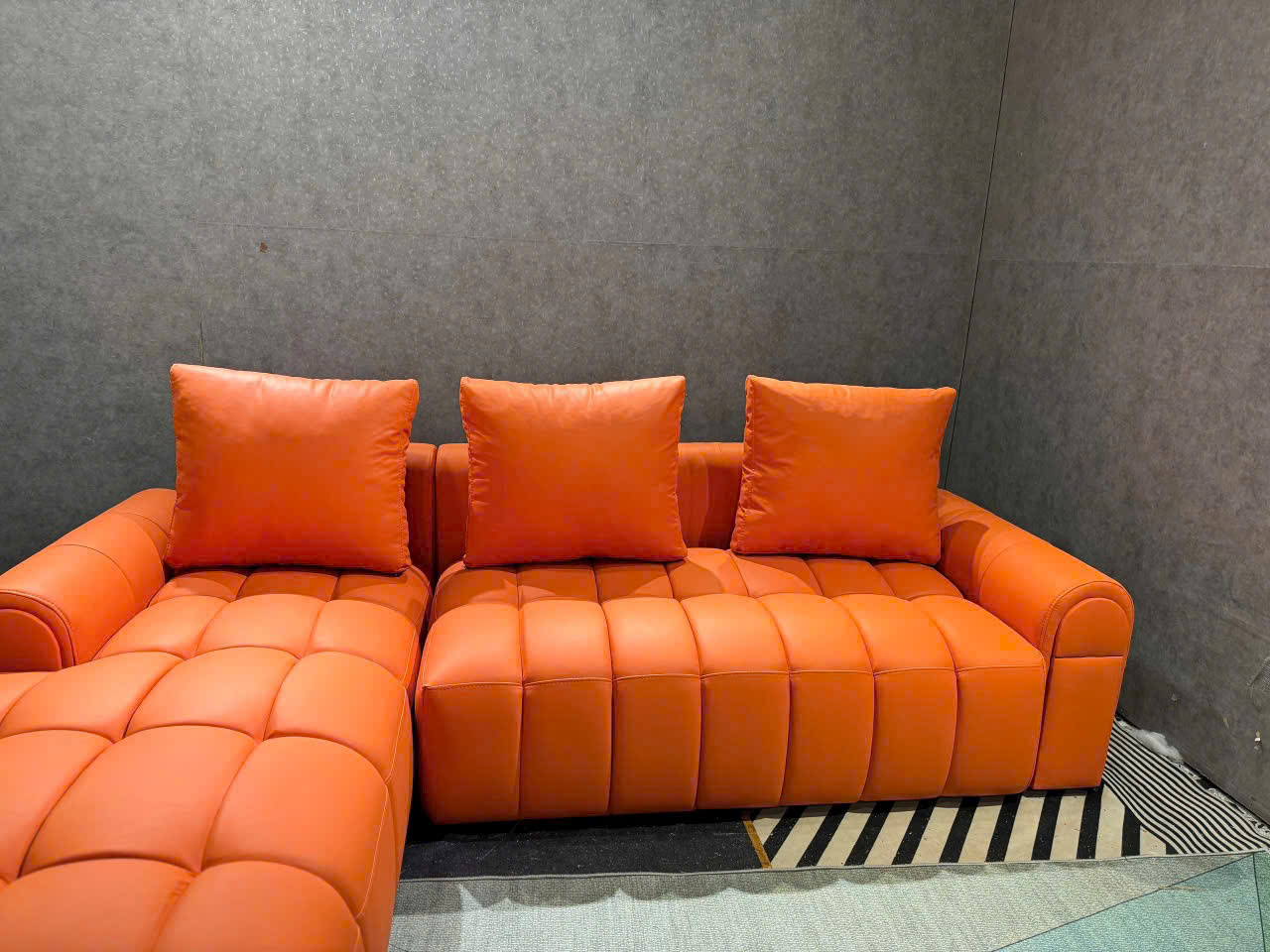 Sofa phòng khách Juno sofa Orange NK2025 KT 2m2 x 1m5