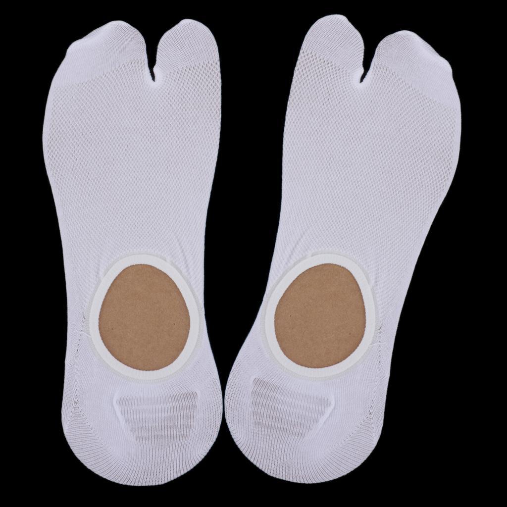 1 Pair Finger Socks Women Sports Socks 2 Fingers Low Cut Cotton Socks Flip Flop Slip