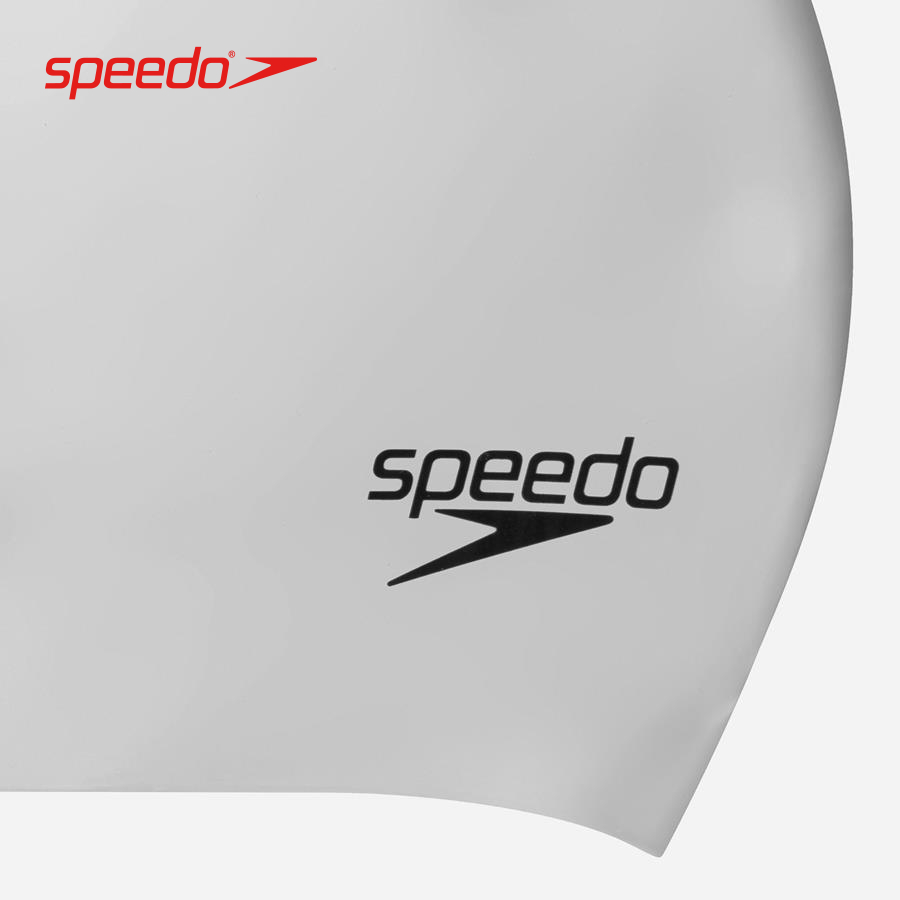 Nón bơi unisex Speedo LONG HAIR CAP AU SILVER - 8-0616814561