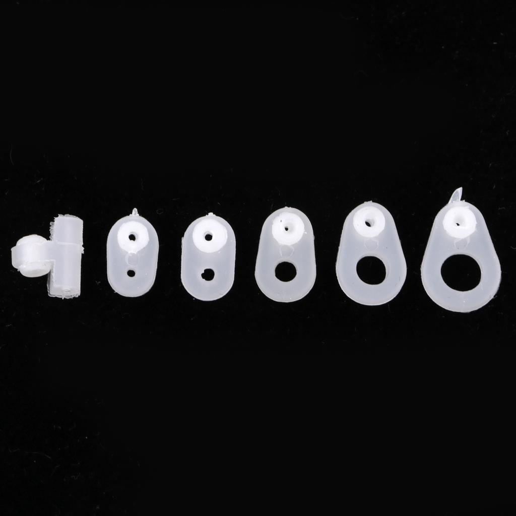 30pcs Fishing Rod Guide Ring DIY Rod Repair Kit Rod Building Silicone Ring