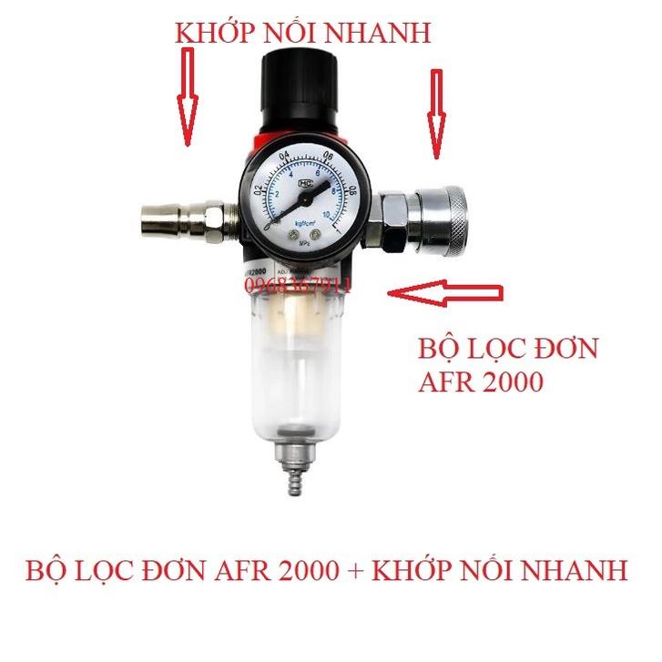 LỌC HƠI KHÍ NÉN ĐƠN AFR 2000 KÈM KHỚP NỐI NHANH KHÍ NÉN