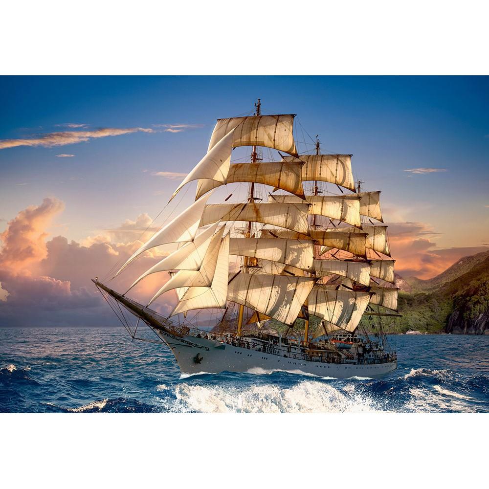 Xếp hình puzzle ra khơi lúc hoàng hôn 1500 mảnh CASTORLAND C-151431