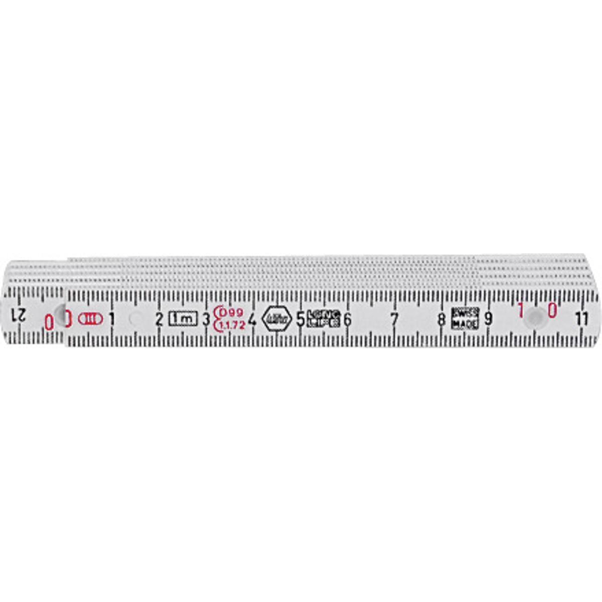 Thước Gập 1 M Bằng Nhựa Wiha - Hàng Chính Hãng 100% từ Đức