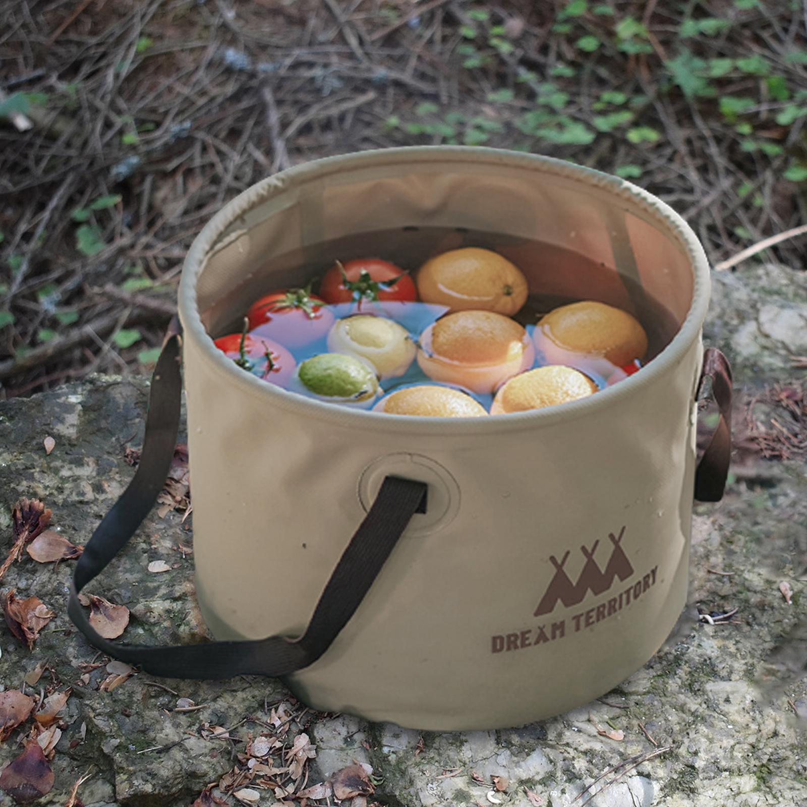 Collapsible Bucket Folding Water Storage Bucket Camping Bucket for Outdoor