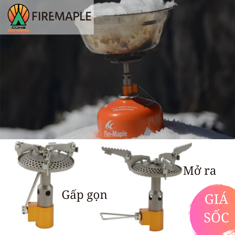 Bếp Gas Mini Titan Fire-Maple FMS-116T Siêu Nhẹ Tiện Lợi Chuyên Dụng Cho Du Lịch, Dã Ngoại Cắm Trại