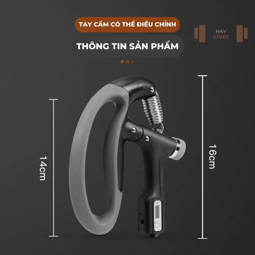 Kìm Bóp Tay, Kìm Tập Cơ Tay, Dụng Cụ Tập Gym Tại Nhà Điều Chỉnh Lực Có Đếm 10-100kg, Kìm Bóp Tay Thông Minh Đếm Số