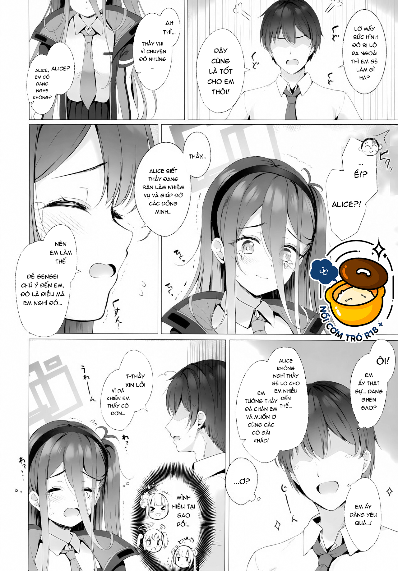 sensei, thầy sẽ thăng cấp cùng alice chứ? chapter 1 6