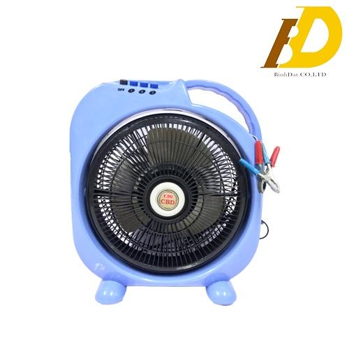 Quạt Hộp B300 Kẹp Bình Ắc Quy 12V DC