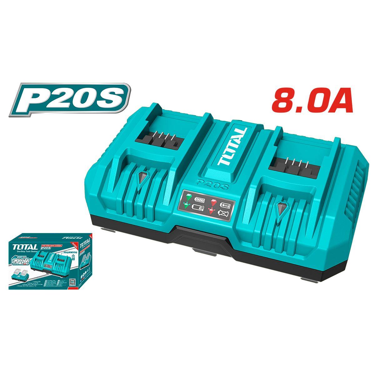 BỘ SẠC ĐÔI LITHIUM-ION P20S TOTAL TFCLI2082 - HÀNG CHÍNH HÃNG