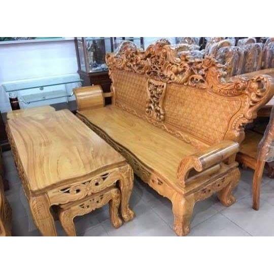 Bộ bàn ghế hoàng gia gỗ gõ đỏ