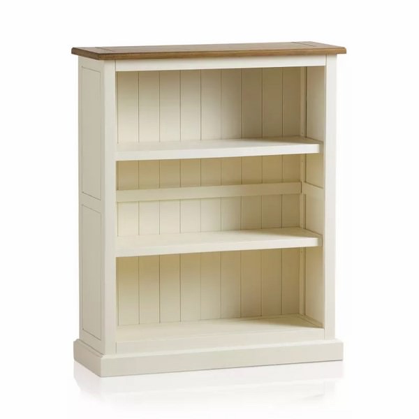 Tủ sách thấp Shutter gỗ sồi