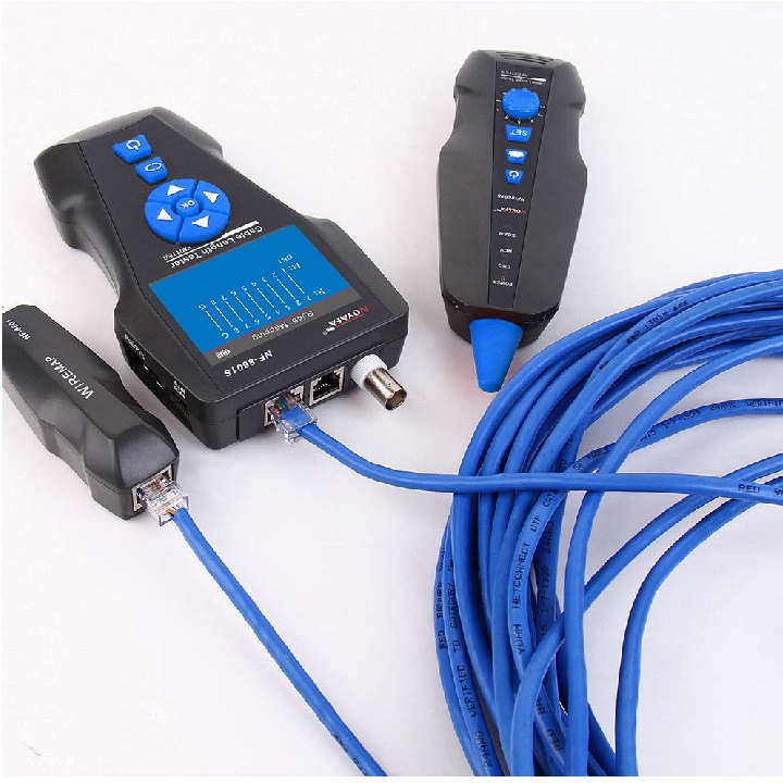 Bộ test cáp NF-8601S Noyafa đa năng Test RJ45, RJ11, BNC, POE  - Hàng chính hãng