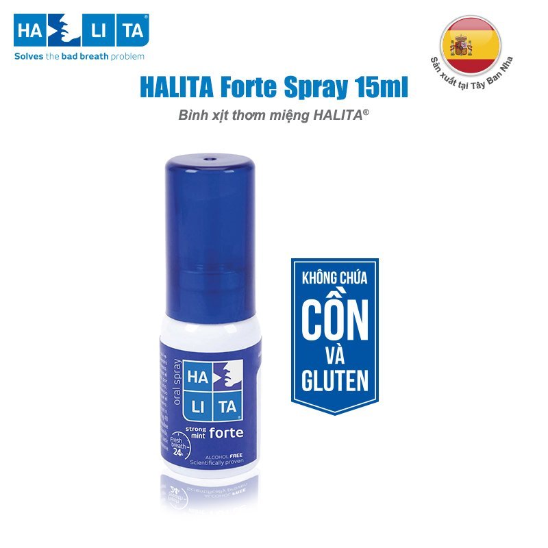 Bình xịt thơm miệng Halita 15ml