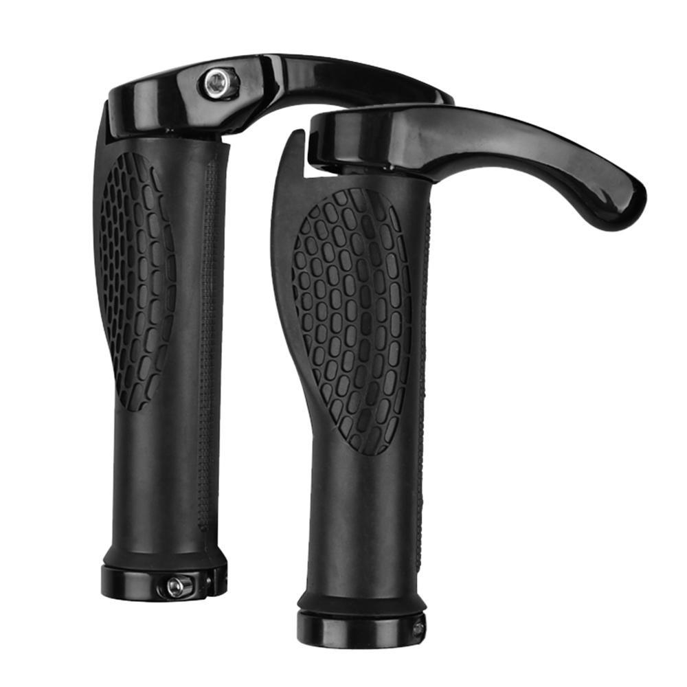 Combo Tay Nắm Cao Su Xe Đạp Có Sừng và khóa chống chộm xe đạp 4 số đổi mã