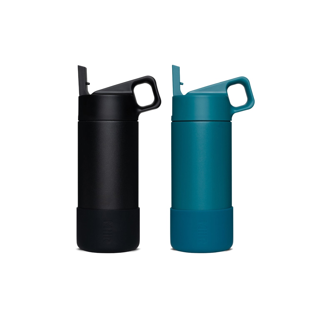 Bình nước giữ nhiệt trẻ em MiiR kèm ống hút chống tràn đế bọc silicone chống trầy thương hiệu Mỹ nhập khẩu chính hãng