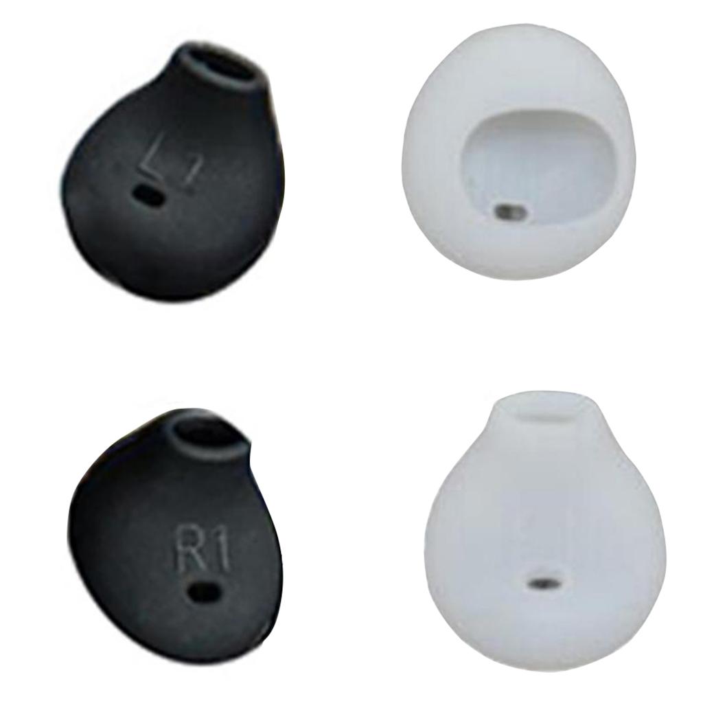 2 Pairs Silicone Ear Pads Cover Earphone Earbud Anti-slip for Samsung S6/S7