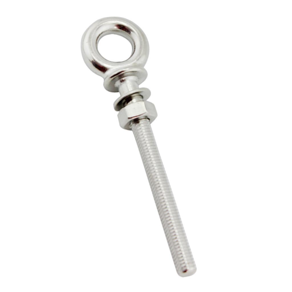 4pcs M8 Long  Eye  Harness Point Boat Fitting Hardware