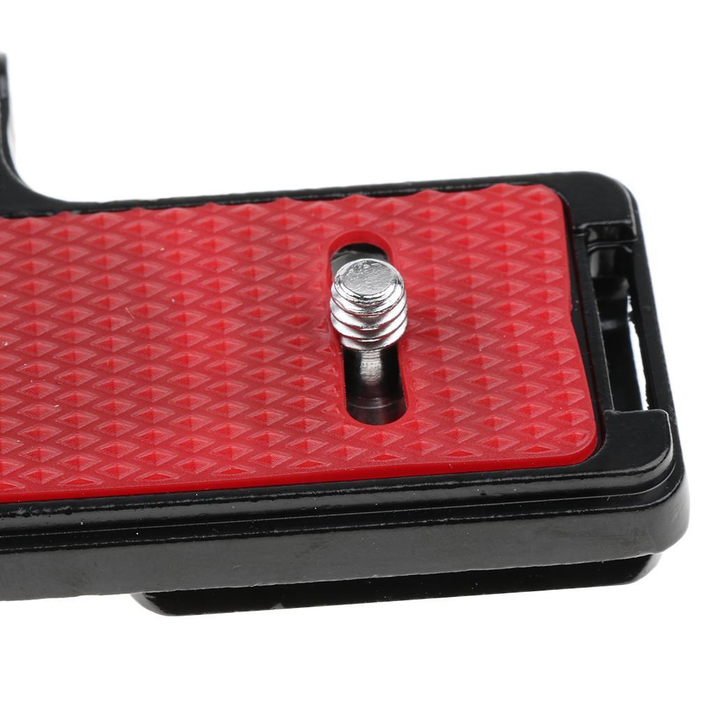 2 Pieces Quick Release QR Plate Adapter with 1/4" Screw for DSLR Camera
