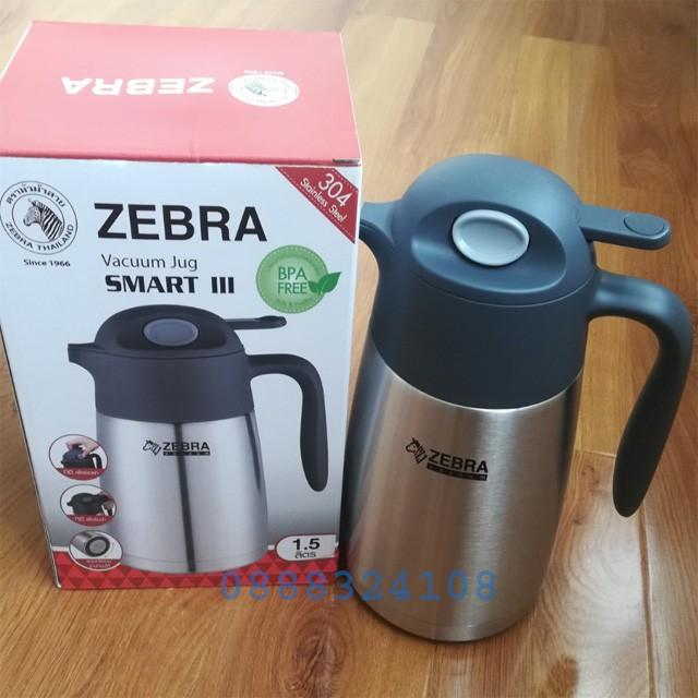 Bình Giữ Nhiệt Zebra Thái Lan Inox 304 Smart III 1,5L-2L-112948-112950